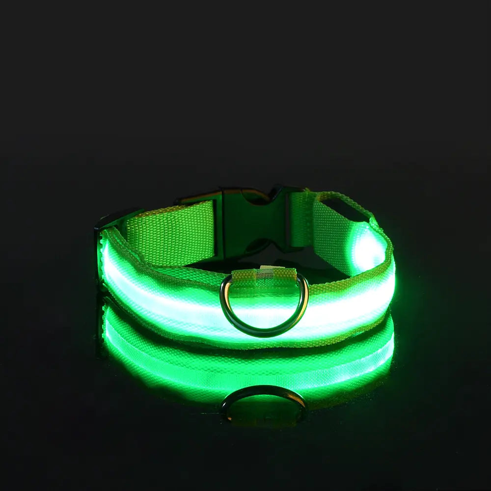 LED Glowing Adjustable Pet Collar