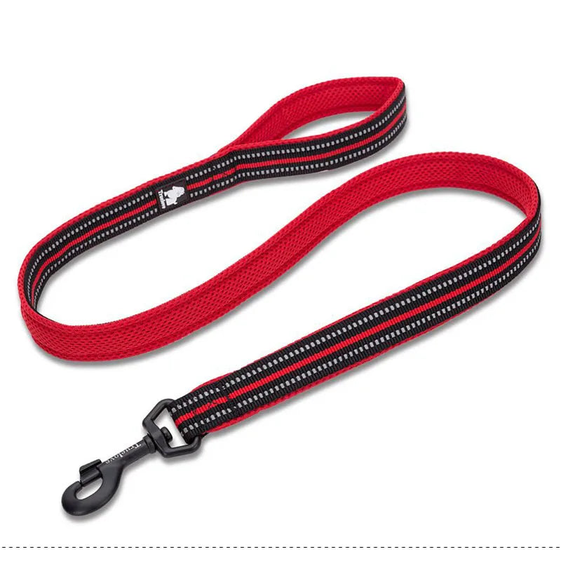 Truelove Soft Padded Mesh Dog Leash 3M Reflective Nylon Dog Leads Dog Pet Leash 11 Color 110cm Length Walking Training