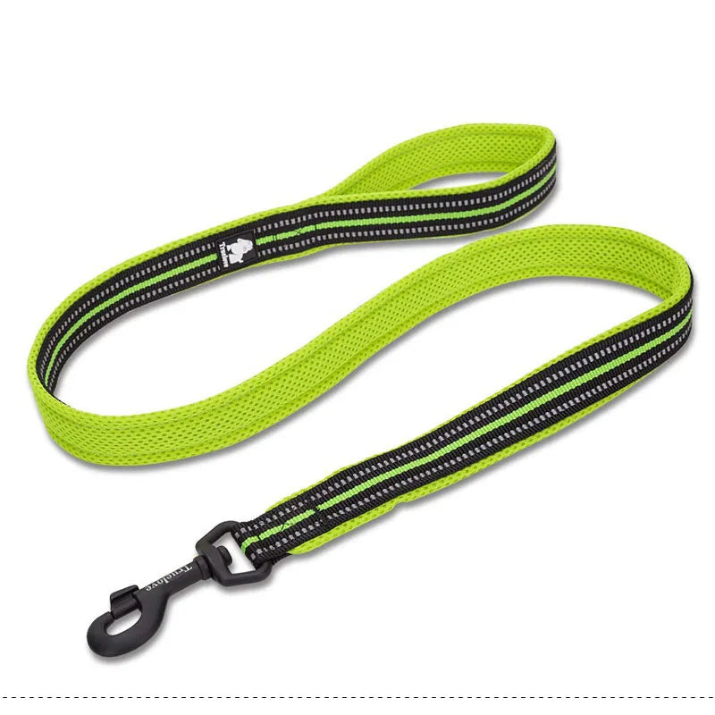 Truelove Soft Padded Mesh Dog Leash 3M Reflective Nylon Dog Leads Dog Pet Leash 11 Color 110cm Length Walking Training