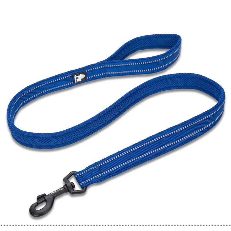 Truelove Soft Padded Mesh Dog Leash 3M Reflective Nylon Dog Leads Dog Pet Leash 11 Color 110cm Length Walking Training