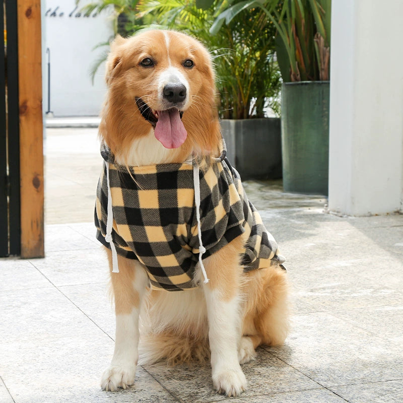 Plaid Small Medium Large Dog Pocket Bulldog Golden Retriever Cat