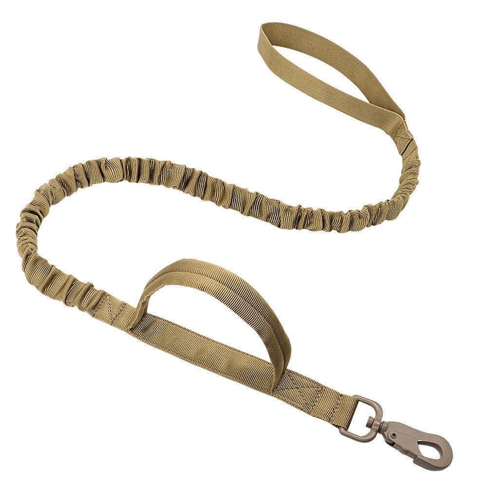 Tactical Outdoor Buffer Elastic Handle Dog Hand Holding Rope