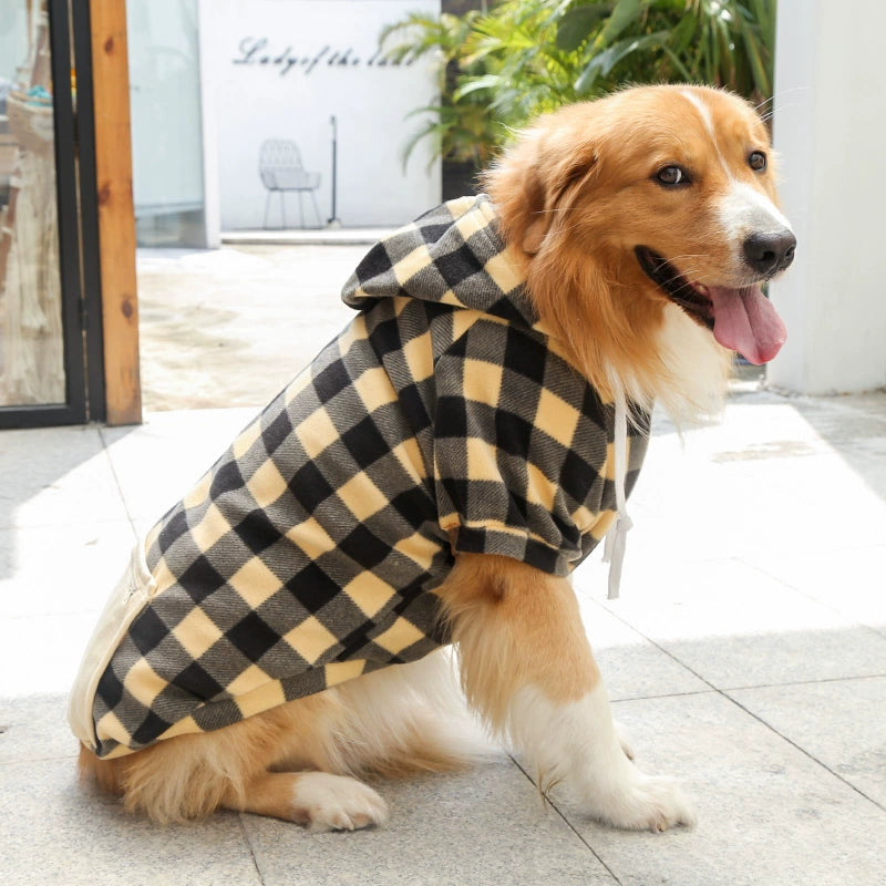 Plaid Small Medium Large Dog Pocket Bulldog Golden Retriever Cat