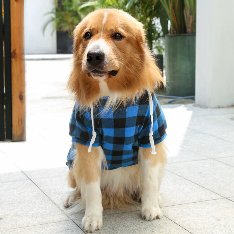 Plaid Small Medium Large Dog Pocket Bulldog Golden Retriever Cat