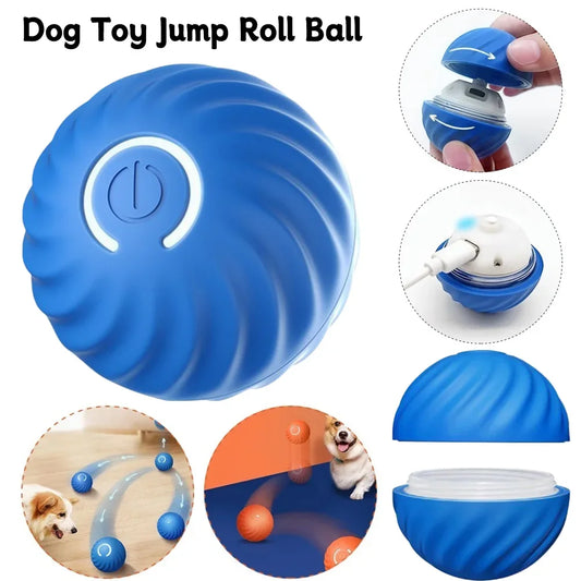 Smart Dog Toy Ball Electronic Interactive Pet Toy Moving Ball Automatic Jump Roll Ball for Puppy Birthday Gift Dog Cat Product