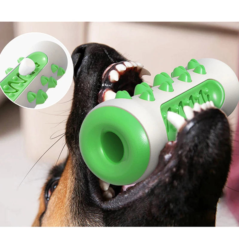 New Dog Toy Teeth Grinding Rod Anti Grinding Tooth Cleaning Bone Dog Tooth Brush Interactive Toy Chewing Pet Leakage Toy