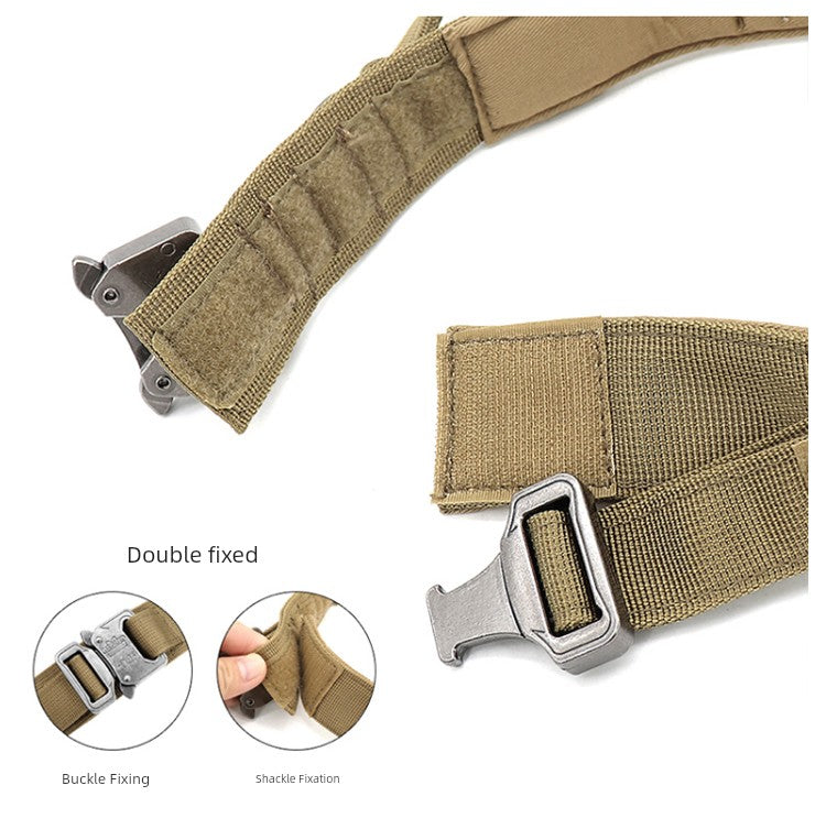 Dog Tactical Collar Medium Large Dog Quick Release Collar Golden Retriever Malinois German Shepherd Explosion-Proof Dog Collar Dog Leash Hand Holding Rope