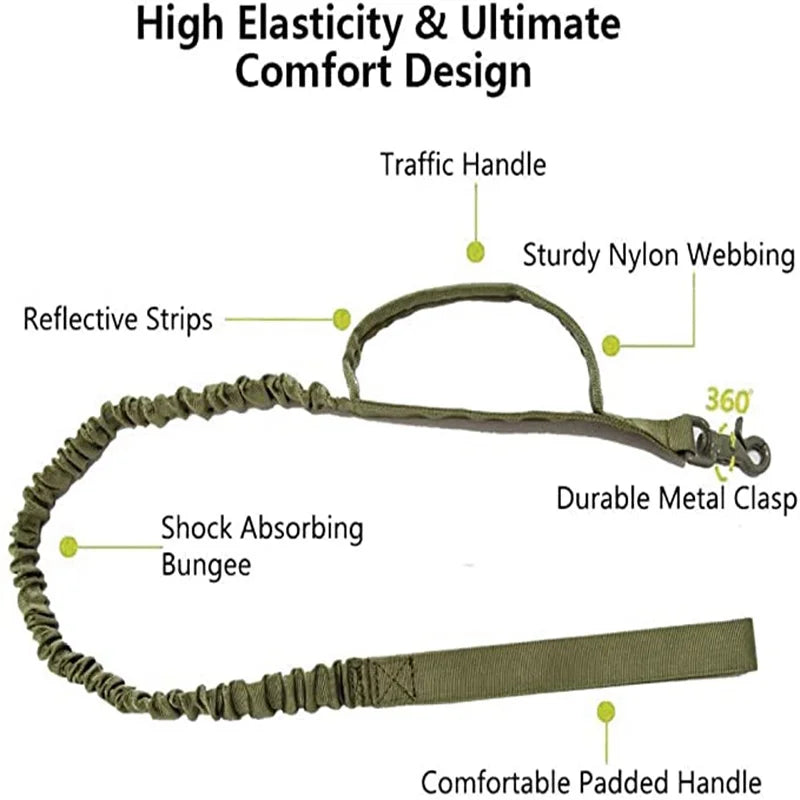 Durable Tactical Leash Set