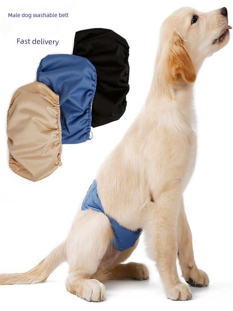 Male Dog Physical Pants Diaper Anti-Harassment Dog Diaper Pants Bellyband Teddy/Golden Retriever Waterproof Bottom Washable Underwear