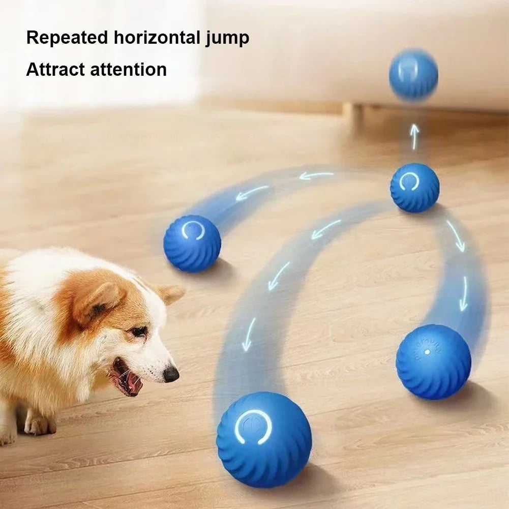 Interactive Pet Ball Toy Interactive Dog Toy Cat Dog Product Self Moving Motion Activated Ball Automatic Moving Ball Puzzle Toy