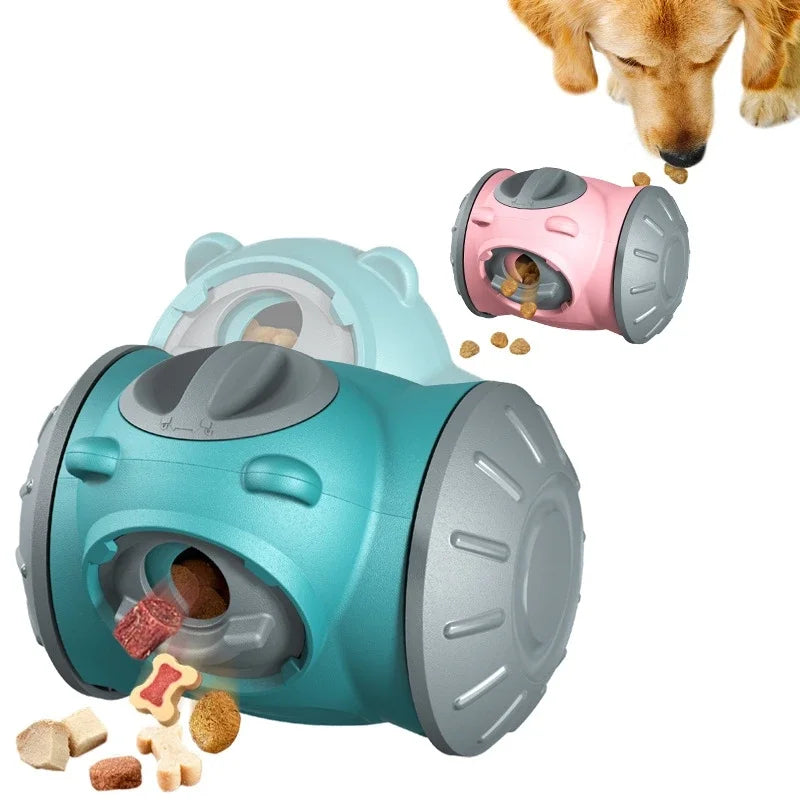 Dog Slow Feeder Toys Interactive Puzzle Durable Dog Food Dispenser Mental Treat Stimulation Chase Rolling Puppy Toy Pet Supplies