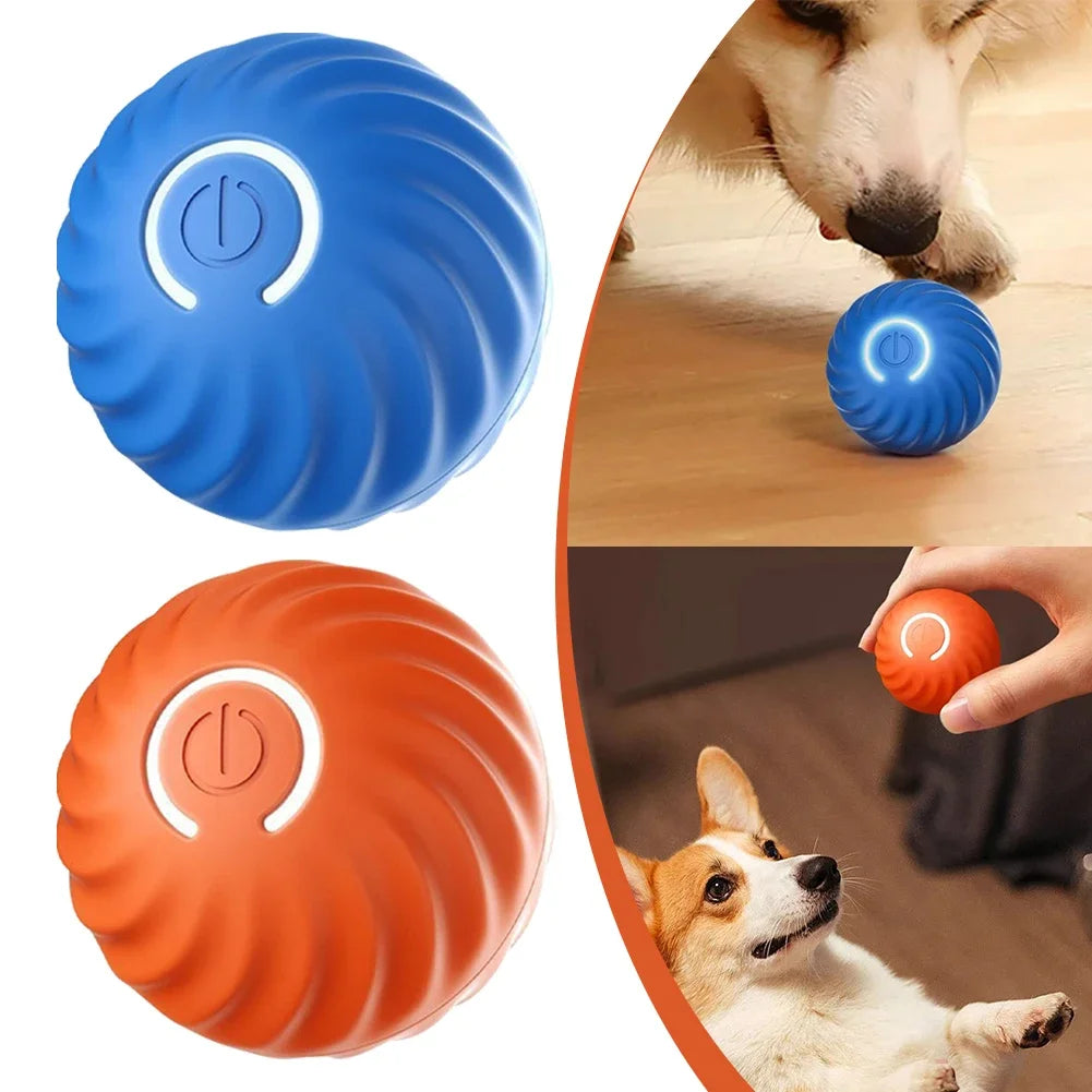 Interactive Pet Ball Toy Interactive Dog Toy Cat Dog Product Self Moving Motion Activated Ball Automatic Moving Ball Puzzle Toy