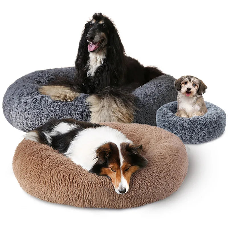 King Dog Bed Sofa Basket Dog Beds Fun Washable Removable Dog House Long Luxe Plush Outdoor Large Pet Cat Dog Bed Warm Mat Sofa