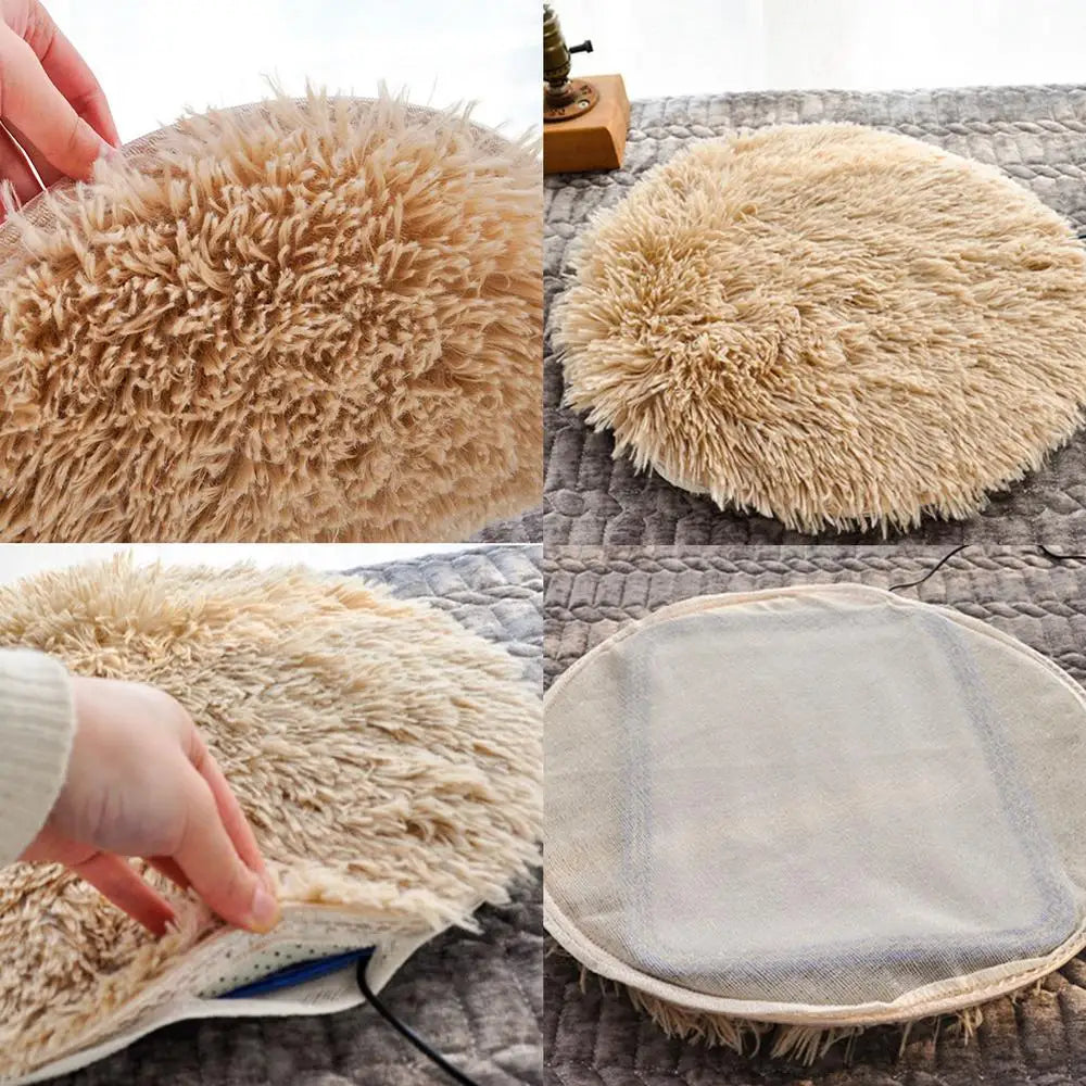 Pet Electric Blanket USB Heating Pad Dog Cat Warm Bed Mat Pet Dog Sofa Cushions Thickened Soft Pad Cushion Car Floor Protector