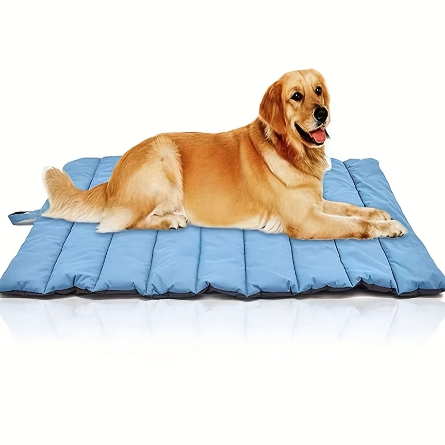 Large Breed Dog Mat - Waterproof, Moisture-Proof, and Breathable Rectangle Bed with Advanced Fill  for All Seasons and Outdoor U