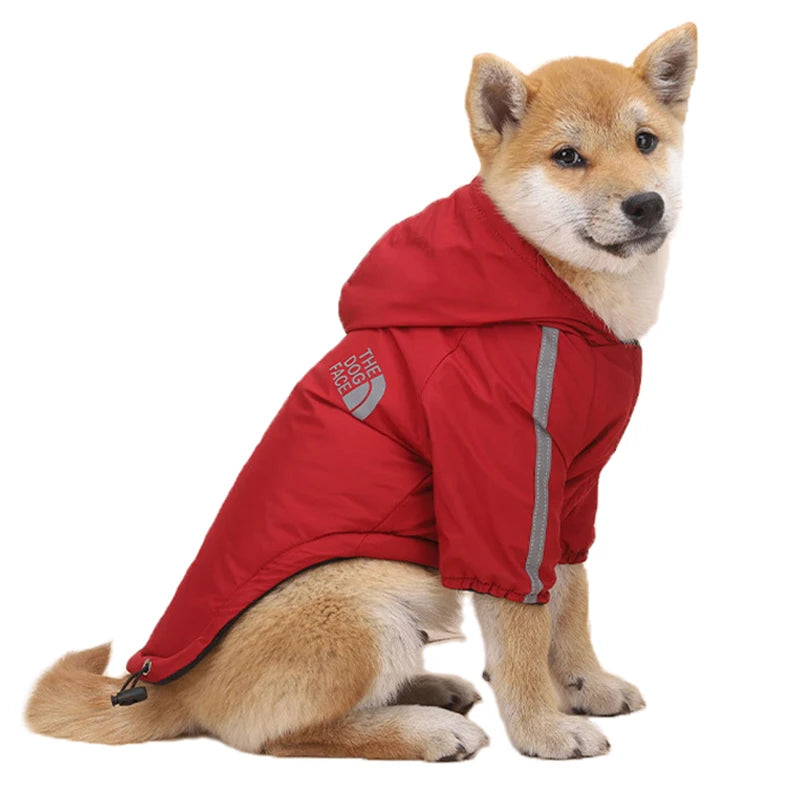 Waterproof Dogs Clothes Reflective Pet Coat For Small Medium Dogs Winter Warm Fleece Dog Jackets Puppy Raincoat Chihuahua Outfit