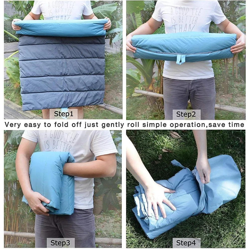 Outdoor Dog Bed, Waterproof, Washable, Large Size, Durable, Water Resistant, Portable and Camping Travel Pet Mat 51X35