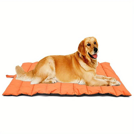 Waterproof & Foldable Dog Mat - Portable Oxford Cloth Pet Bed For Small To Medium Breeds, Moisture-Proof Square Cotton Pad, Idea