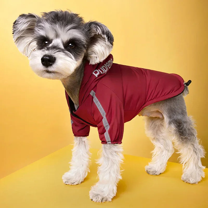 Pet Coat For Small Medium Dogs Waterproof Dogs Clothes Reflective Winter Warm Fleece Dog Jackets Puppy Raincoat Chihuahua Outfit