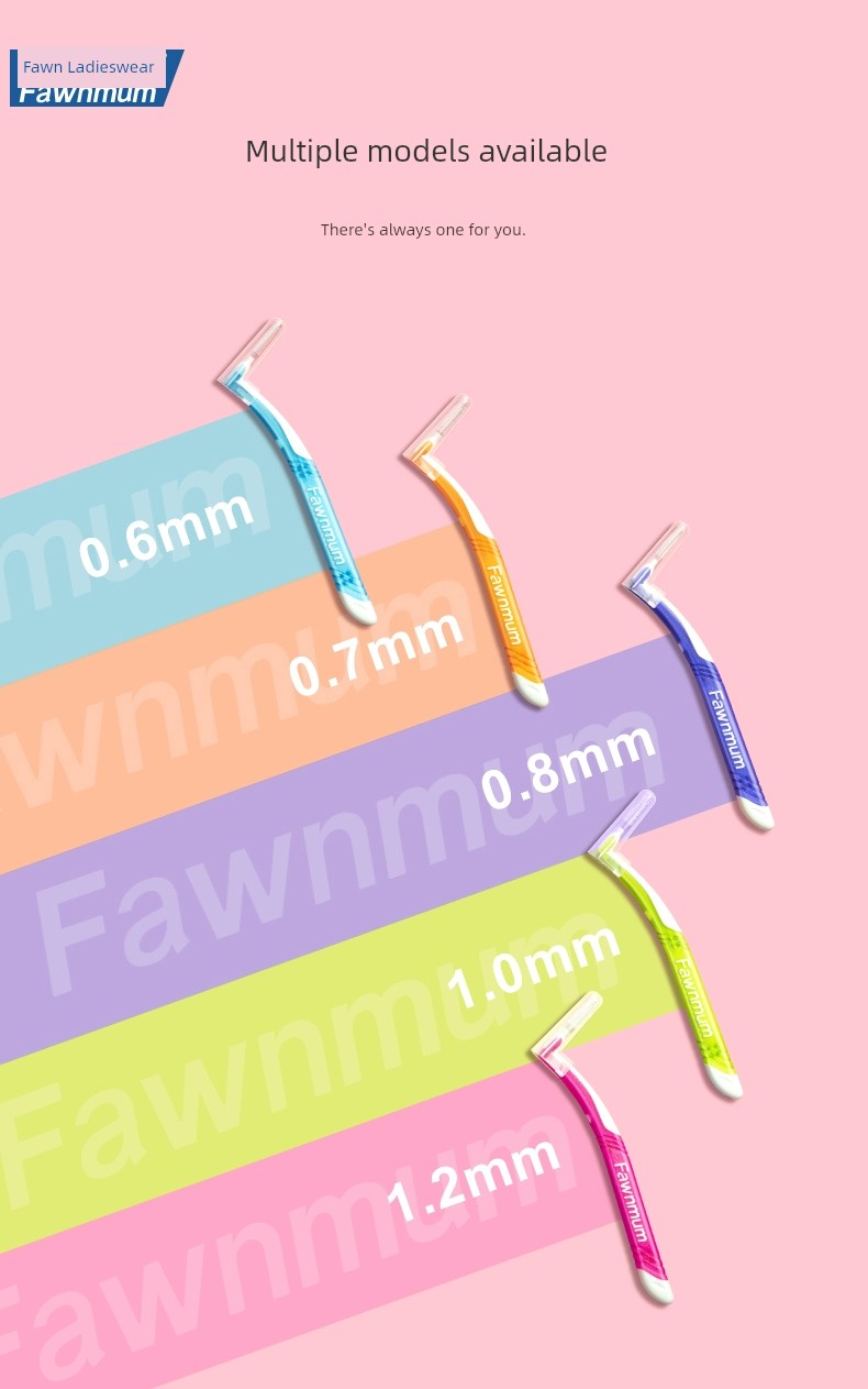 L-Type FAWN MUM Import Steel Wire Orthodontic Interdental Brush