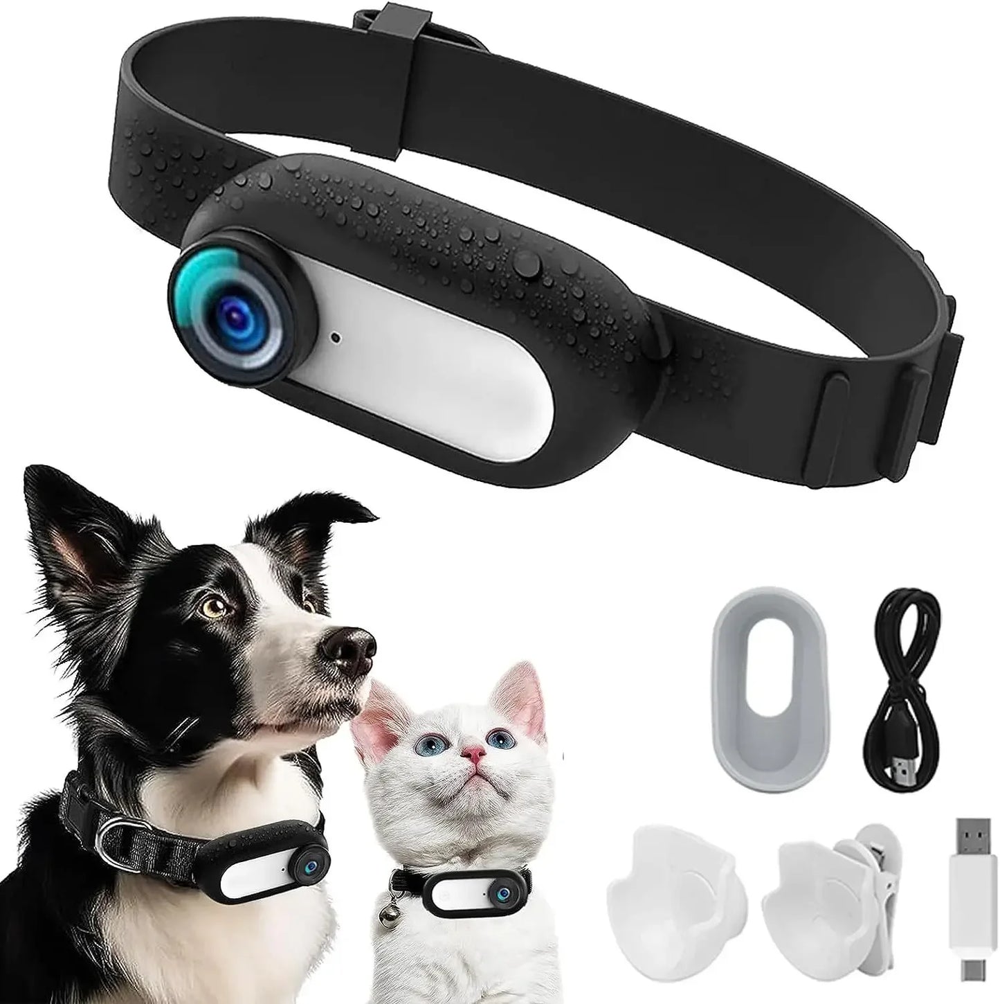 Pet Supplies Cat and Dog Collar Camera Outdoor Sports Camera Pet Recording