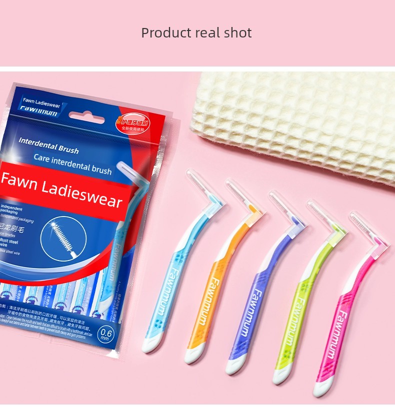 L-Type FAWN MUM Import Steel Wire Orthodontic Interdental Brush