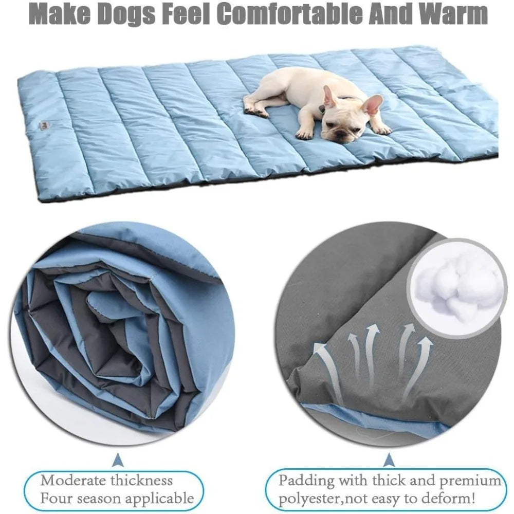 Outdoor Dog Bed, Waterproof, Washable, Large Size, Durable, Water Resistant, Portable and Camping Travel Pet Mat 51X35