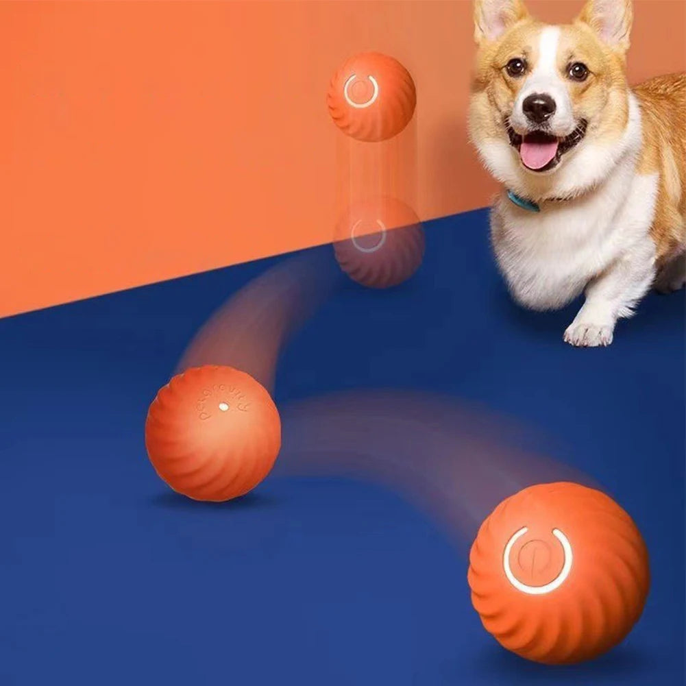 Smart Dog Toy Ball Electronic Interactive Pet Toy Moving Ball Automatic Jump Roll Ball for Puppy Birthday Gift Dog Cat Product