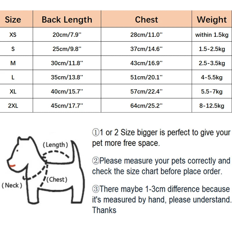 Winter Warm Dog Coat Soft Padded Pet Clothes for Small Medium Dogs Cats with D-ring Puppy Jacket Chihuahua French Poodle Outfit