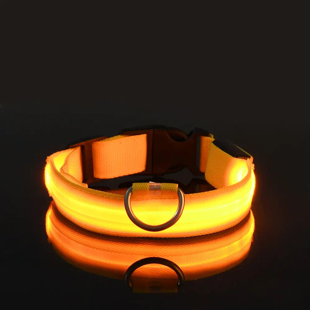 LED Glowing Adjustable Pet Collar