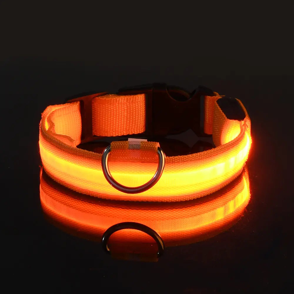 LED Glowing Adjustable Pet Collar